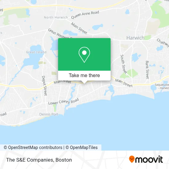 The S&E Companies map