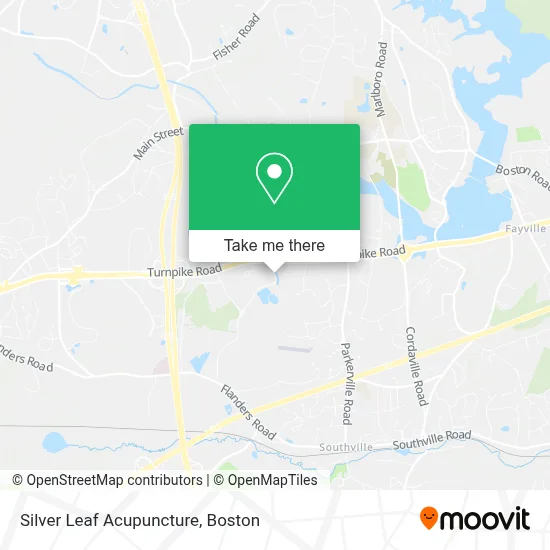 Silver Leaf Acupuncture map