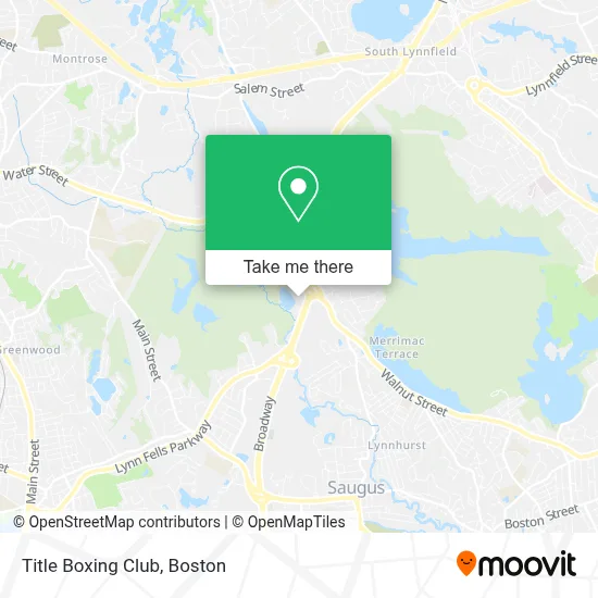 Title Boxing Club map