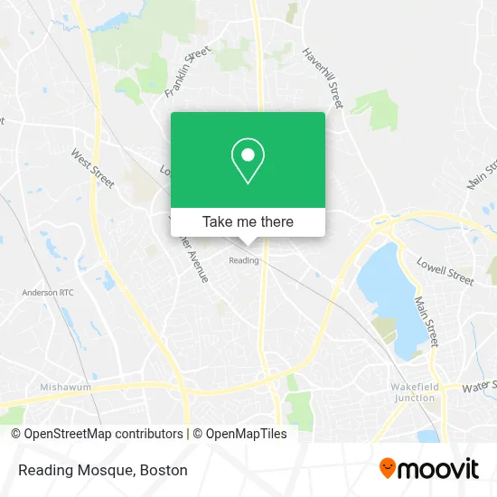 Reading Mosque map