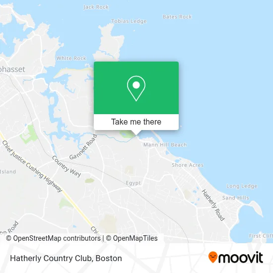 Hatherly Country Club map
