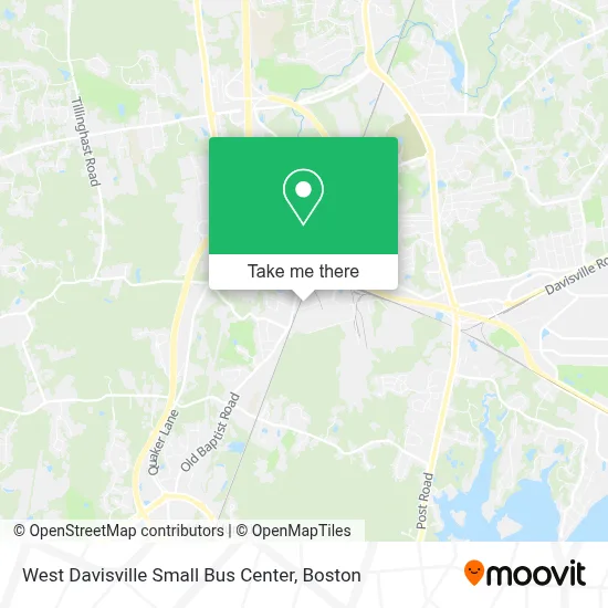 West Davisville Small Bus Center map