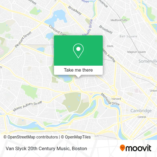 Van Slyck 20th Century Music map