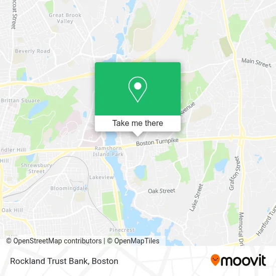 Rockland Trust Bank map