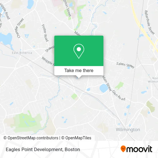 Eagles Point Development map