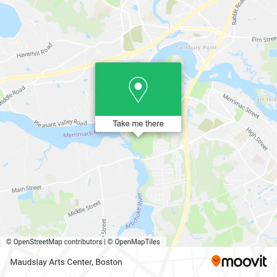 Maudslay Arts Center map