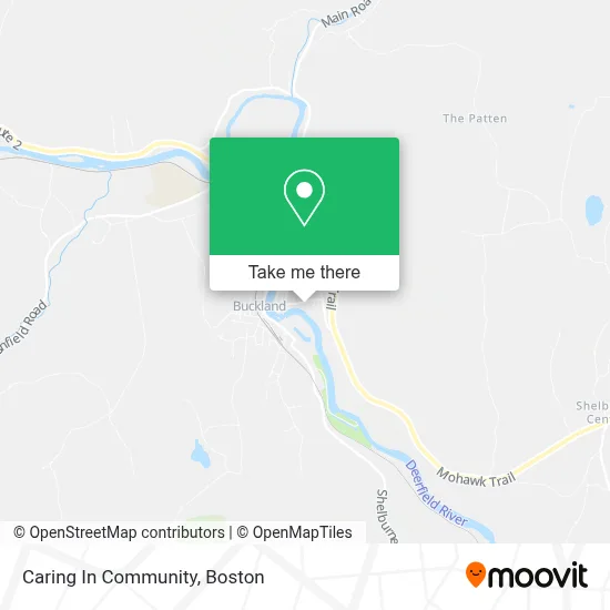Caring In Community map