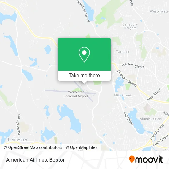 American Airlines map