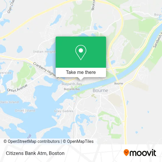 Citizens Bank Atm map