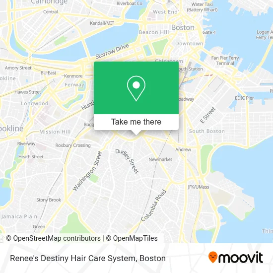 Renee's Destiny Hair Care System map
