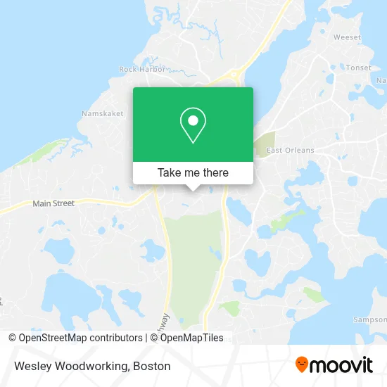Wesley Woodworking map