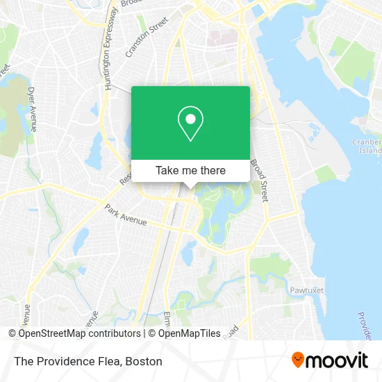 The Providence Flea map