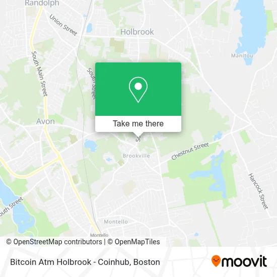 Bitcoin Atm Holbrook - Coinhub map