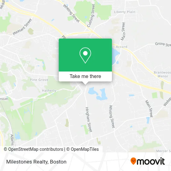 Milestones Realty map