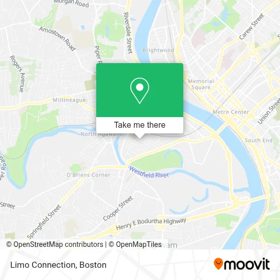 Limo Connection map