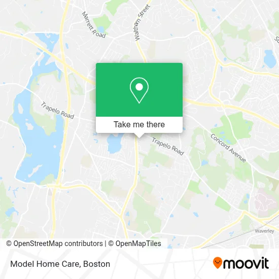 Model Home Care map