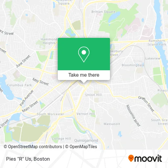 Pies "R" Us map