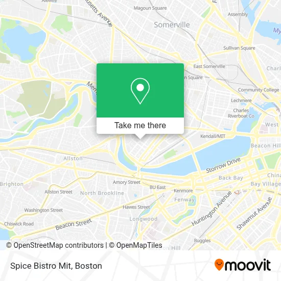 Spice Bistro Mit map