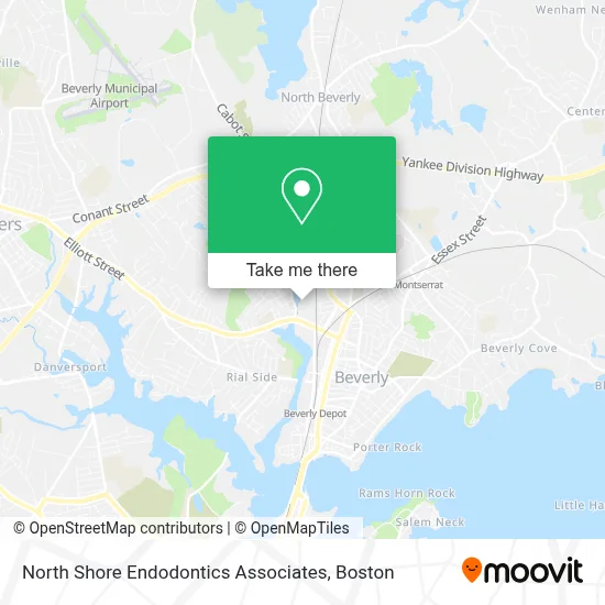 North Shore Endodontics Associates map
