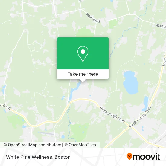White Pine Wellness map