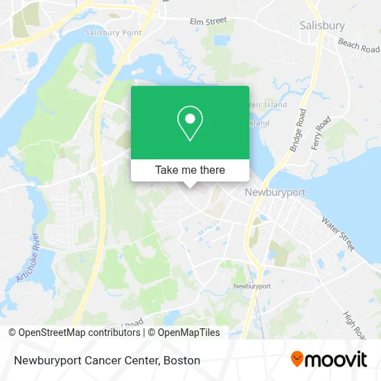 Newburyport Cancer Center map