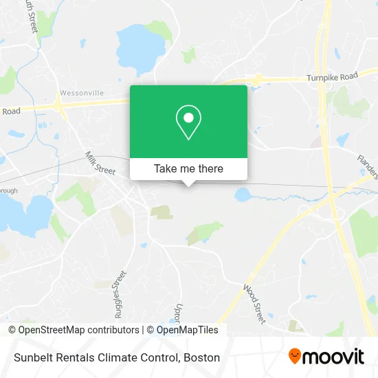 Sunbelt Rentals Climate Control map
