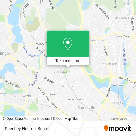 Sheehey Electric map