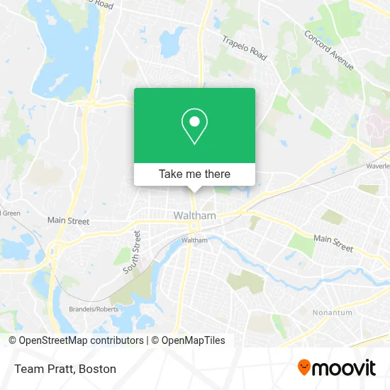 Team Pratt map