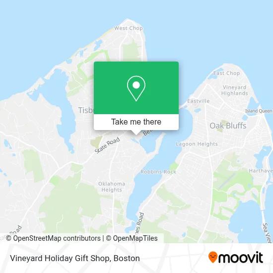 Vineyard Holiday Gift Shop map