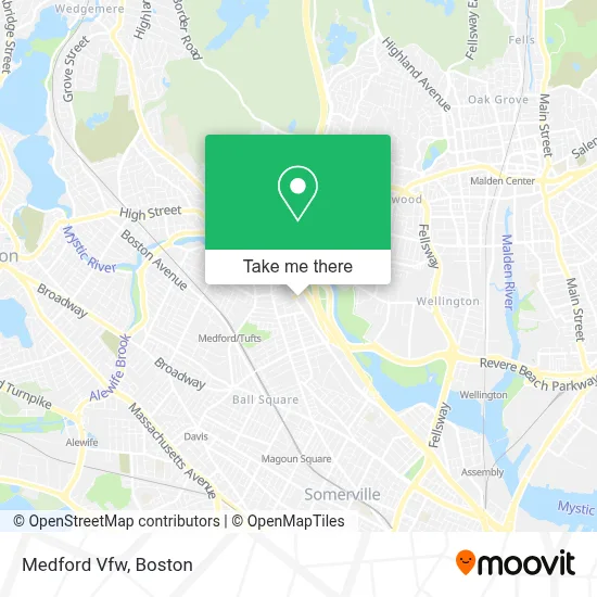 Medford Vfw map