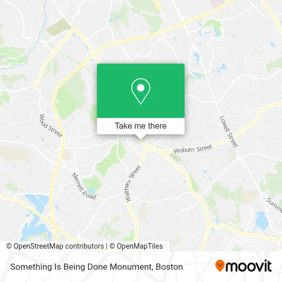 Something Is Being Done Monument map