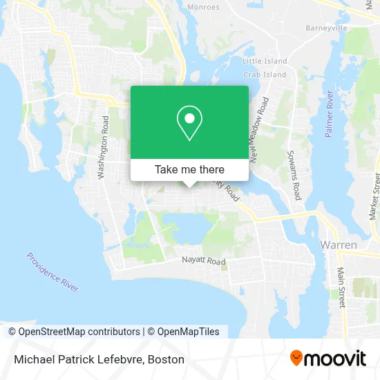 Michael Patrick Lefebvre map