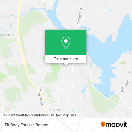 Fit Body Forever map