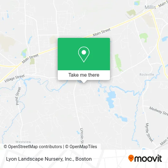 Lyon Landscape Nursery, Inc. map