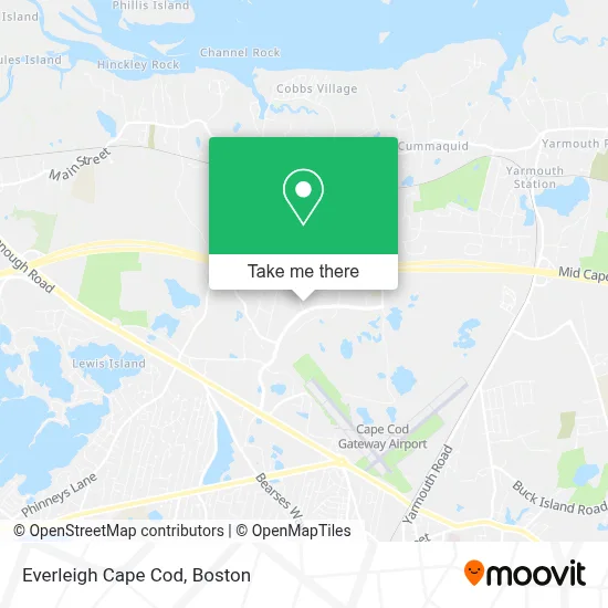 Everleigh Cape Cod map