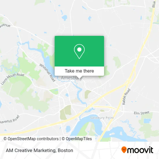 AM Creative Marketing map