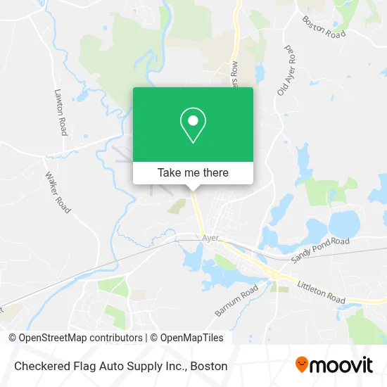 Checkered Flag Auto Supply Inc. map