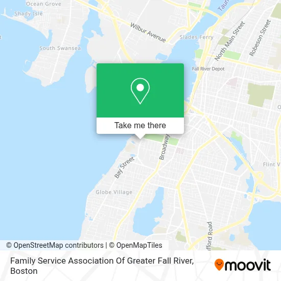 Family Service Association Of Greater Fall River map
