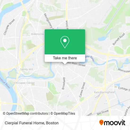 Cierpial Funeral Home map