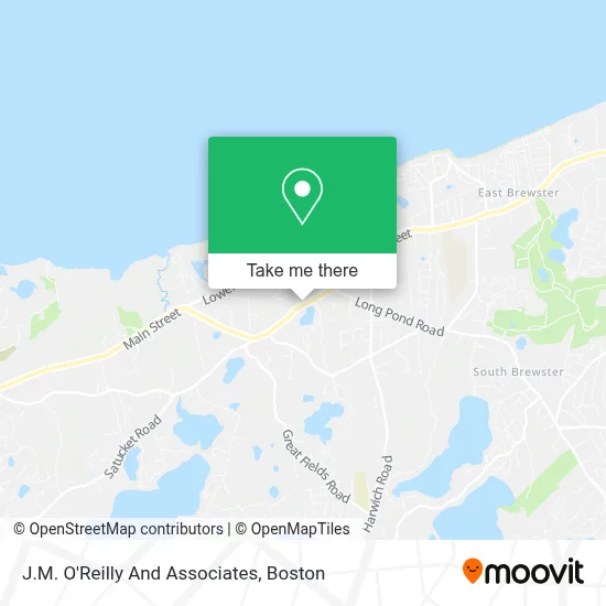 J.M. O'Reilly And Associates map