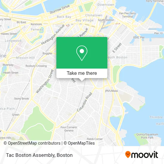 Tac Boston Assembly map