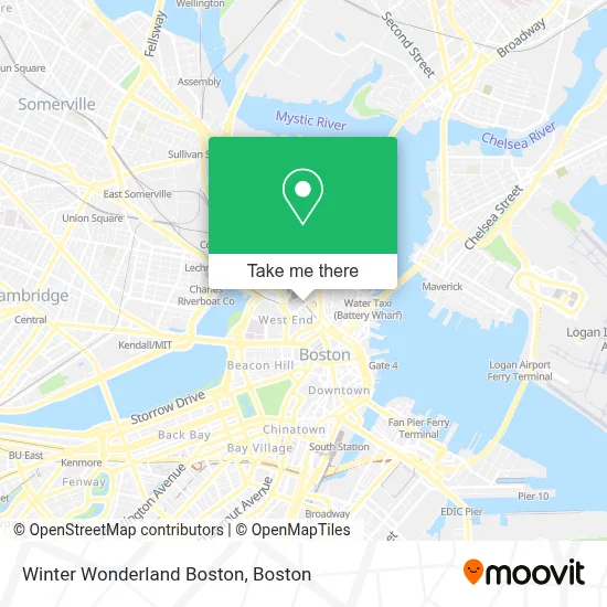 Winter Wonderland Boston map