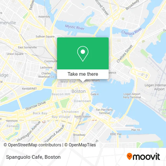 Spanguolo Cafe map