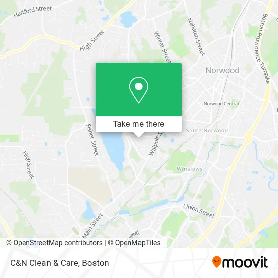C&N Clean & Care map