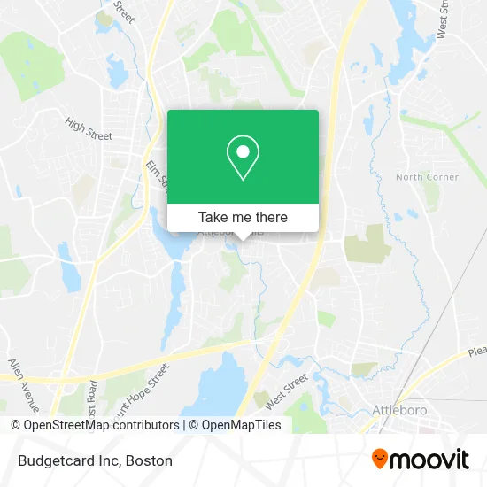 Budgetcard Inc map