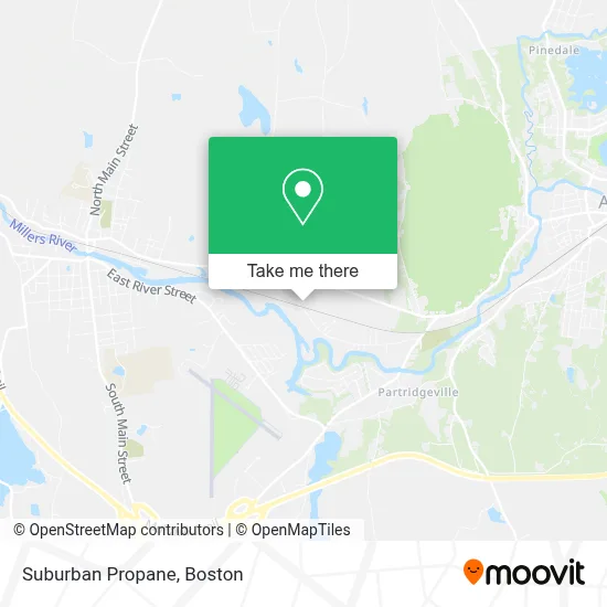 Suburban Propane map