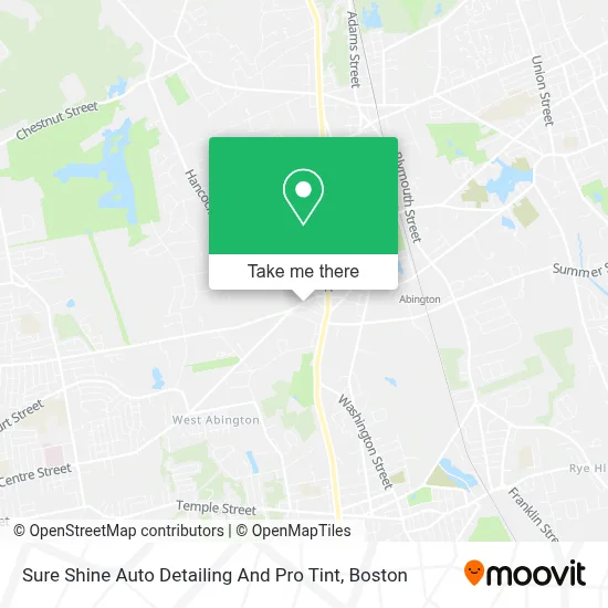 Sure Shine Auto Detailing And Pro Tint map