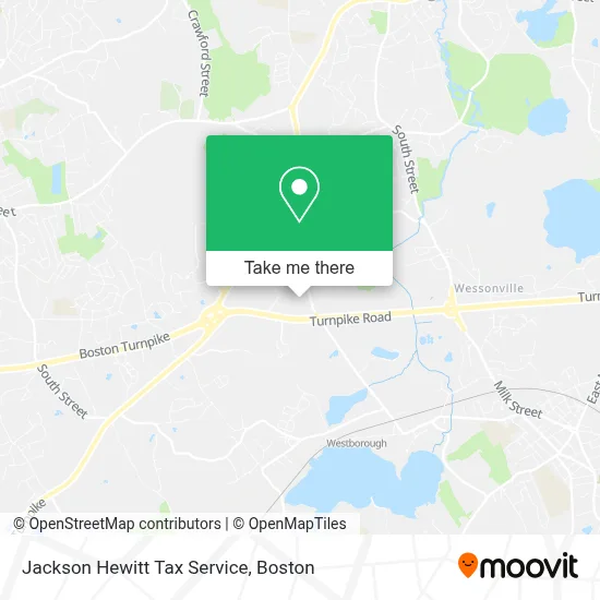 Jackson Hewitt Tax Service map