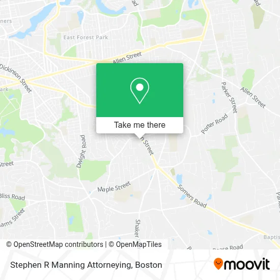 Stephen R Manning Attorneying map