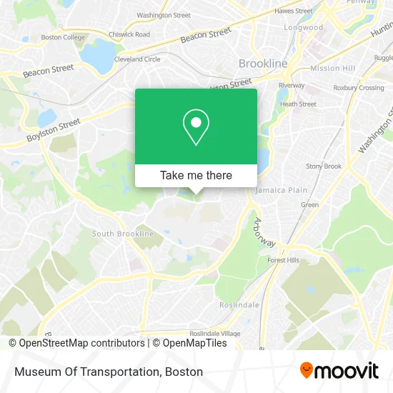Museum Of Transportation map